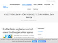 Online Kredit Vergleich - Kredite vergleichen